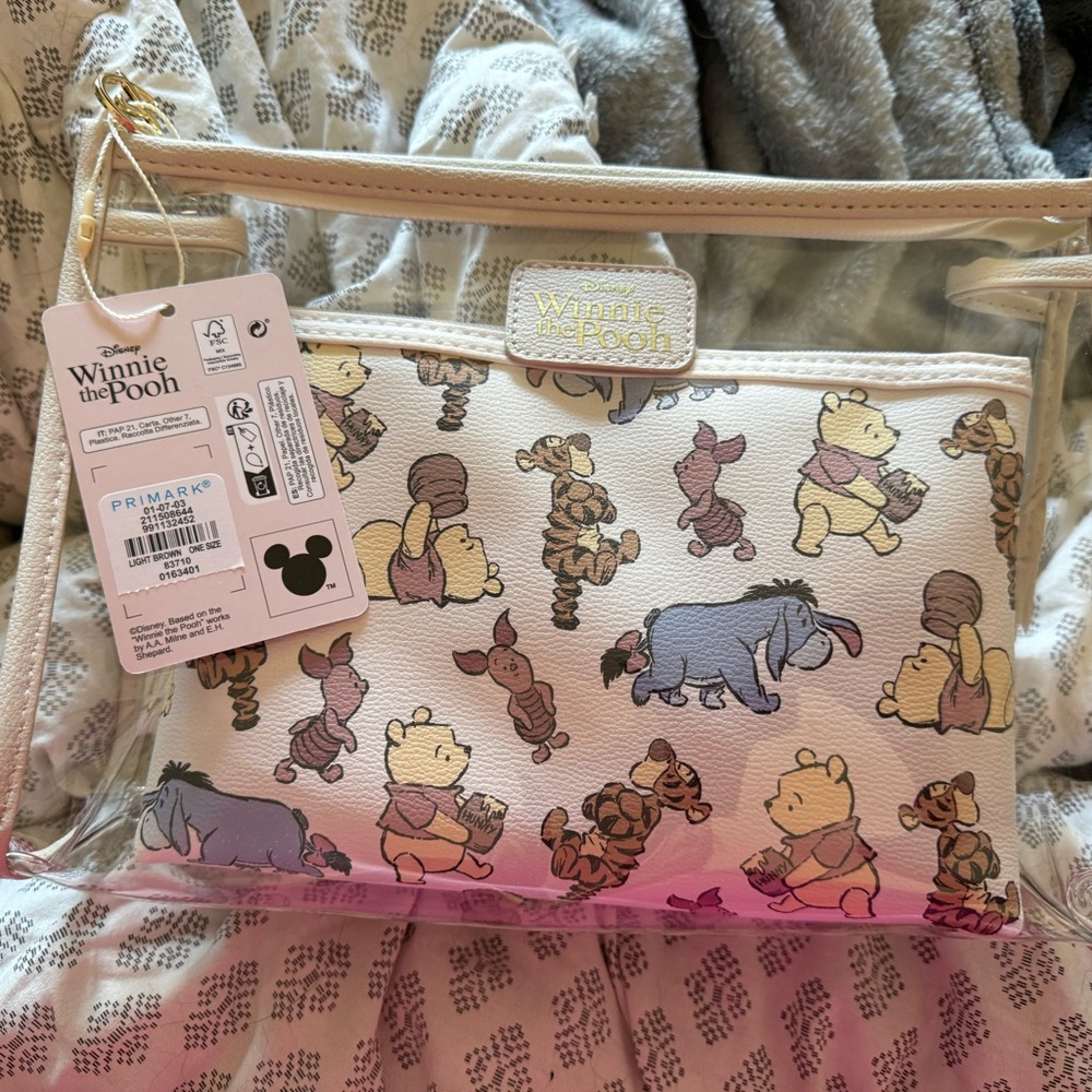 Disney Winnie the Pooh Kids Accessory Set - Cream and Pink